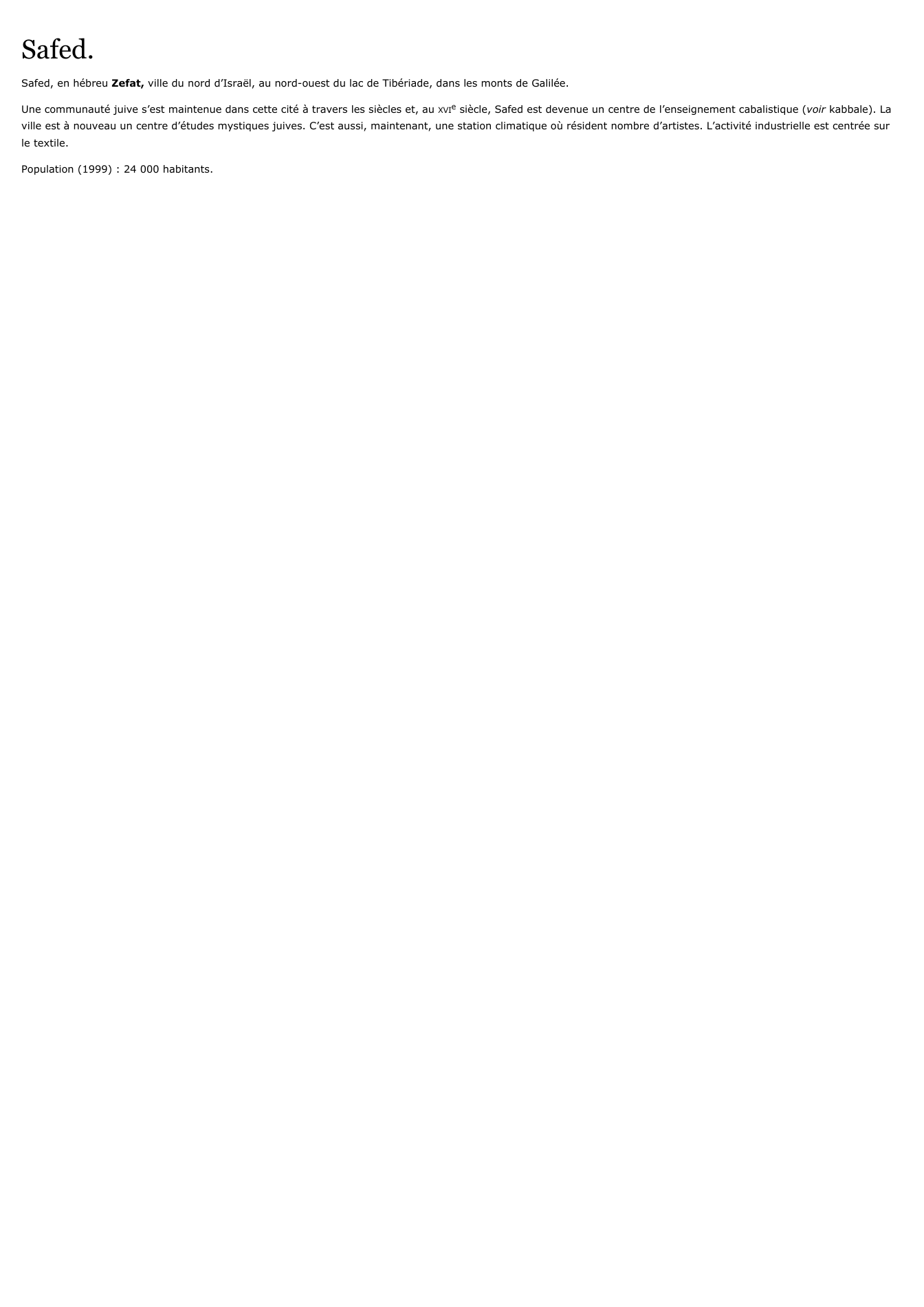 Prévisualisation du document Safed.