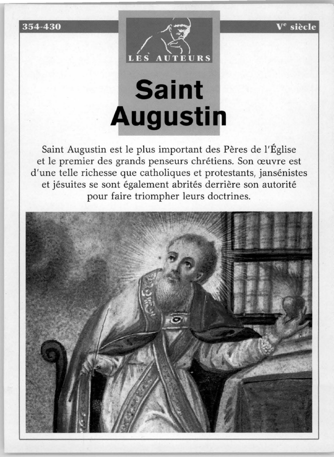 Prévisualisation du document Saint Augustim