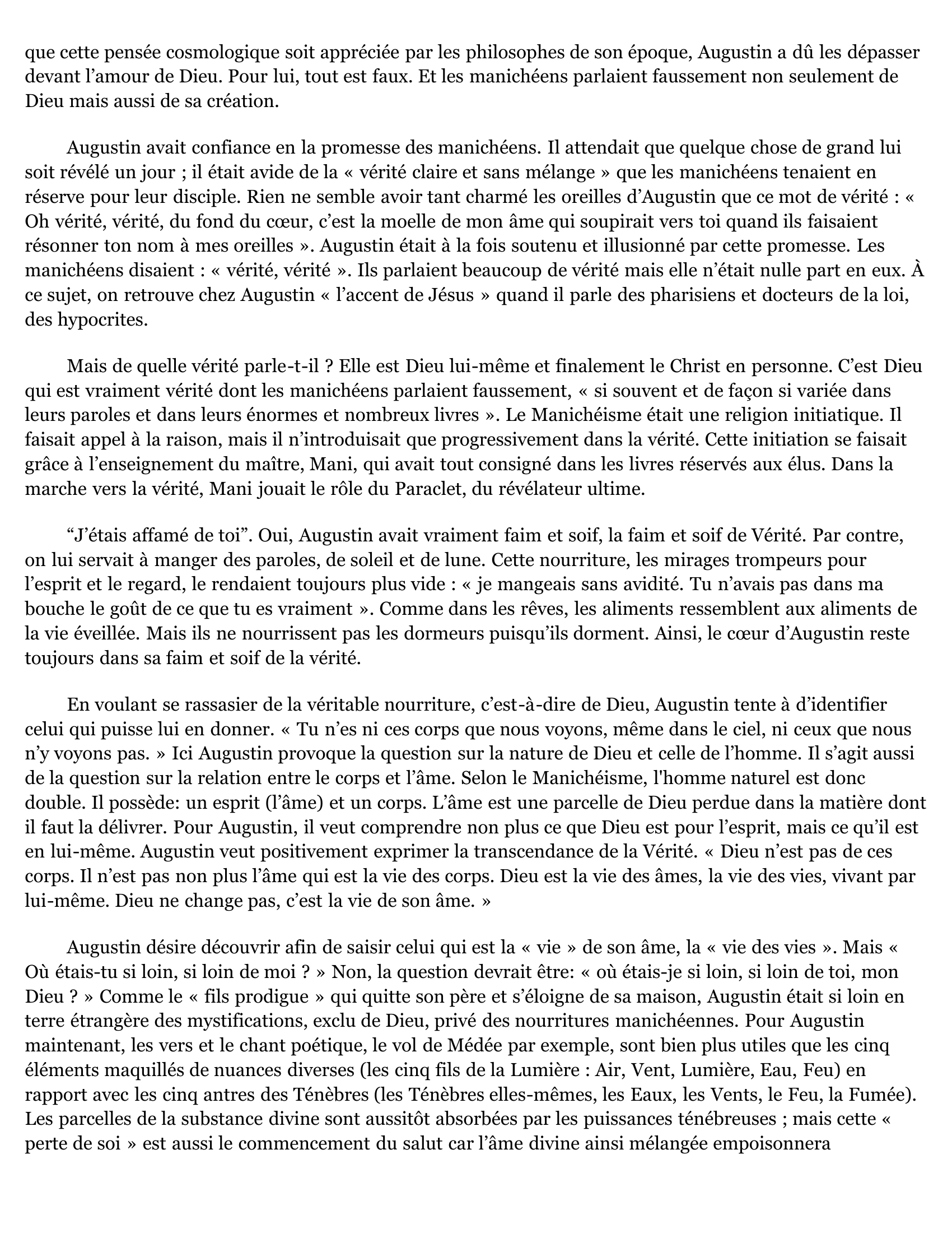 Prévisualisation du document Saint-Augustin: Chapitre 10 et 11, Livre III, Les Aveux  (Nouvelle traduction des Confessions par Frédéric Boyer)