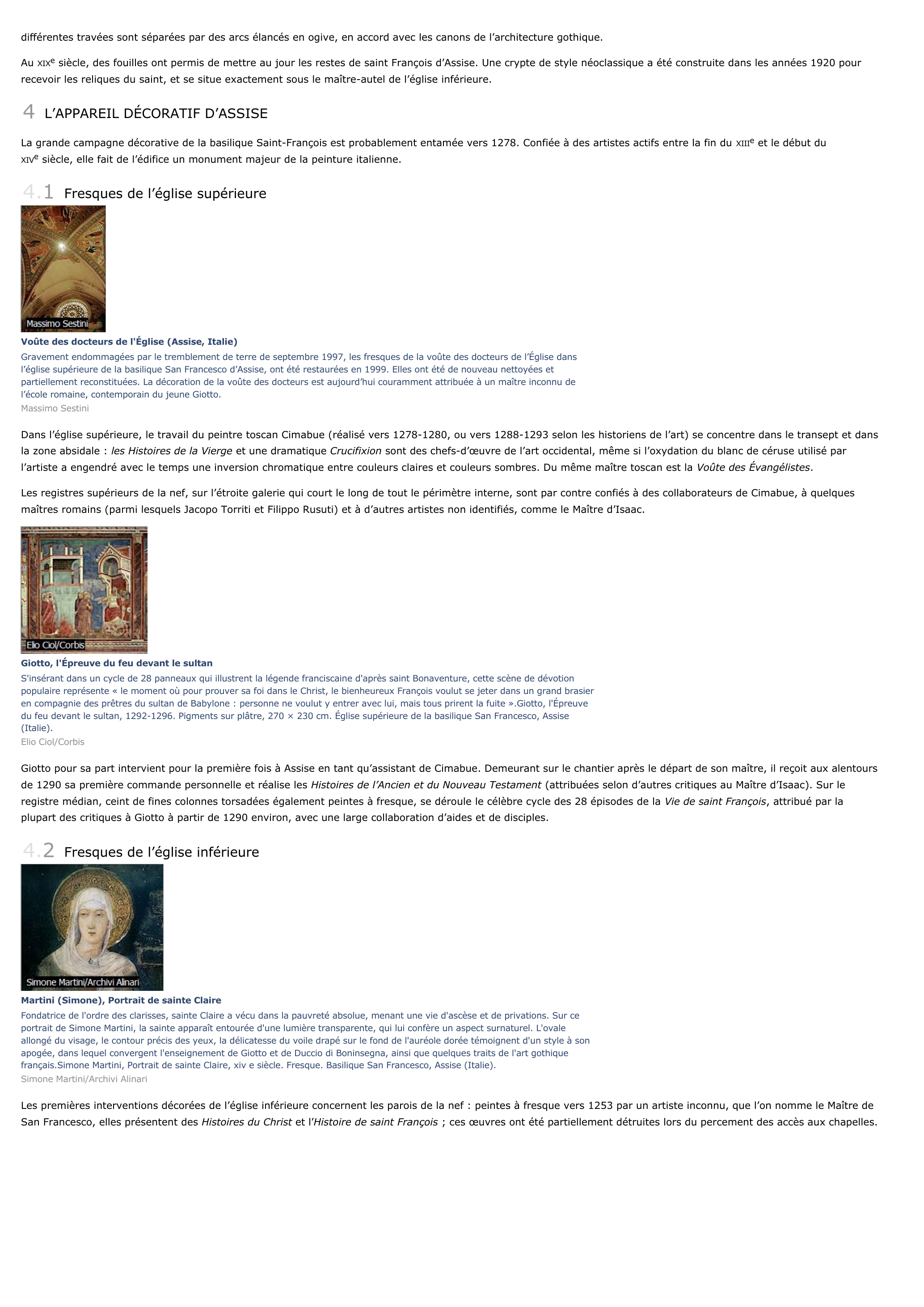 Prévisualisation du document Saint-François, basilique (Assise) - religion.