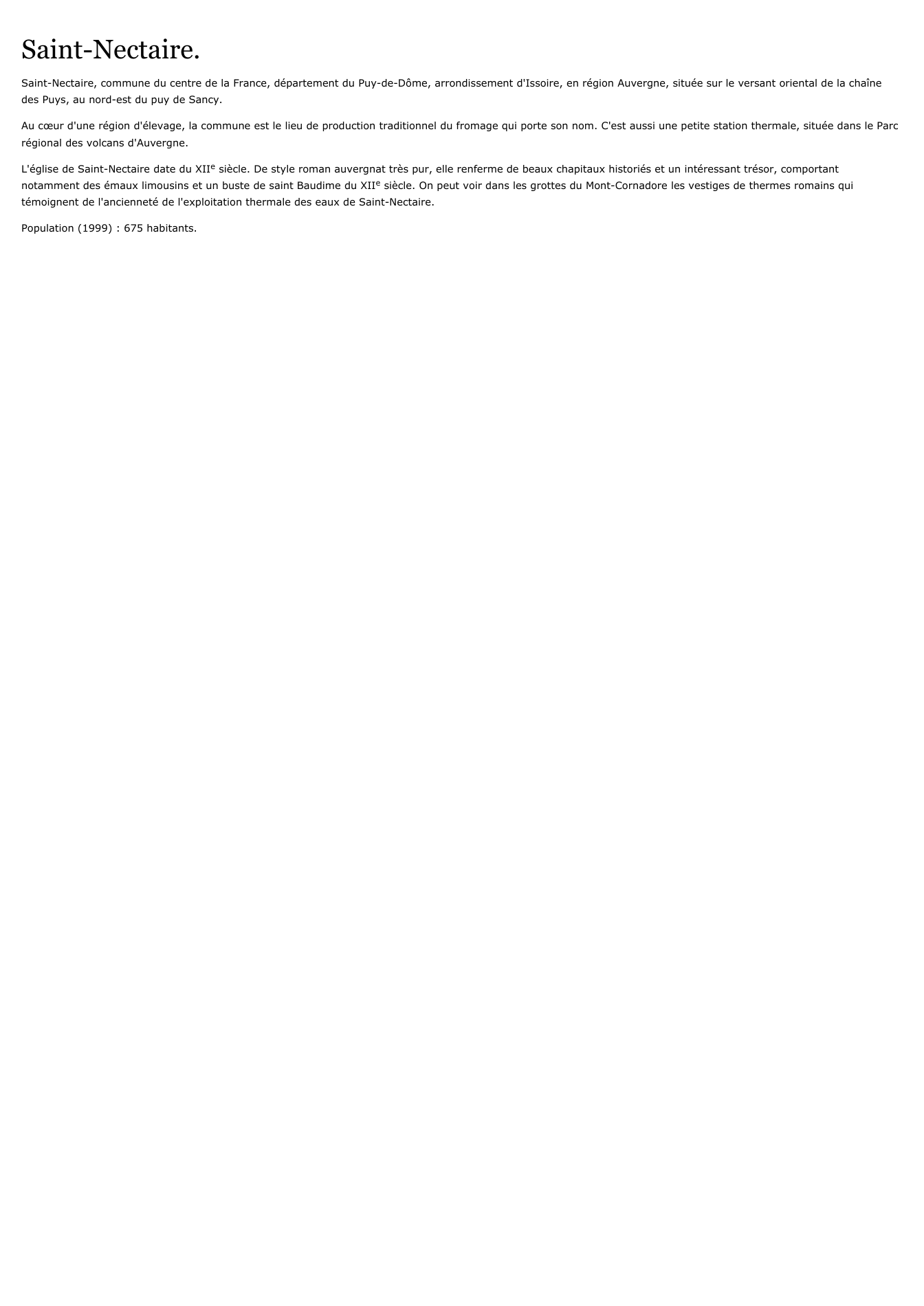 Prévisualisation du document Saint-Nectaire.