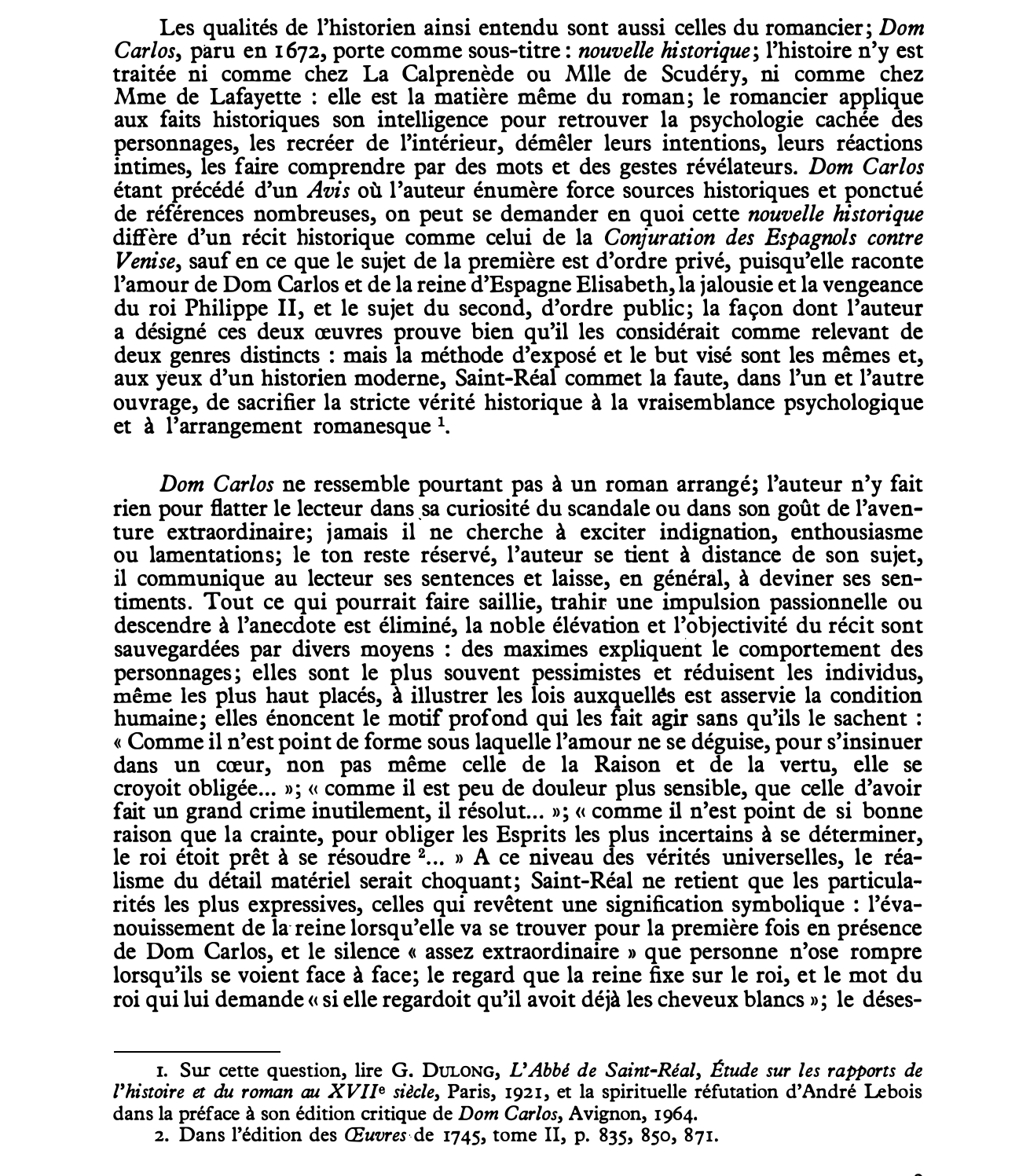 Prévisualisation du document Saint-Réal : « Dom Carlos »