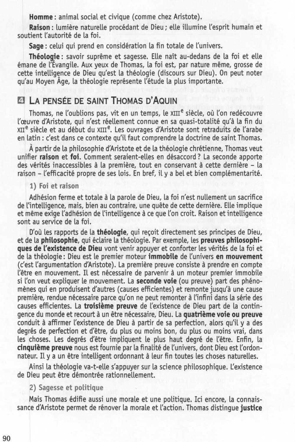 Prévisualisation du document SAINT THOMAS D'AQUIN  (1225-1274) : Somme théologique (résumé et analyse)
