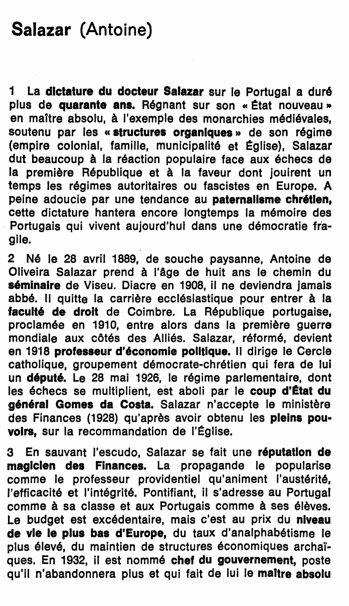 Prévisualisation du document Salazar, Antonio de Oliveira