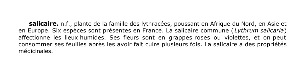 Prévisualisation du document salicaire.