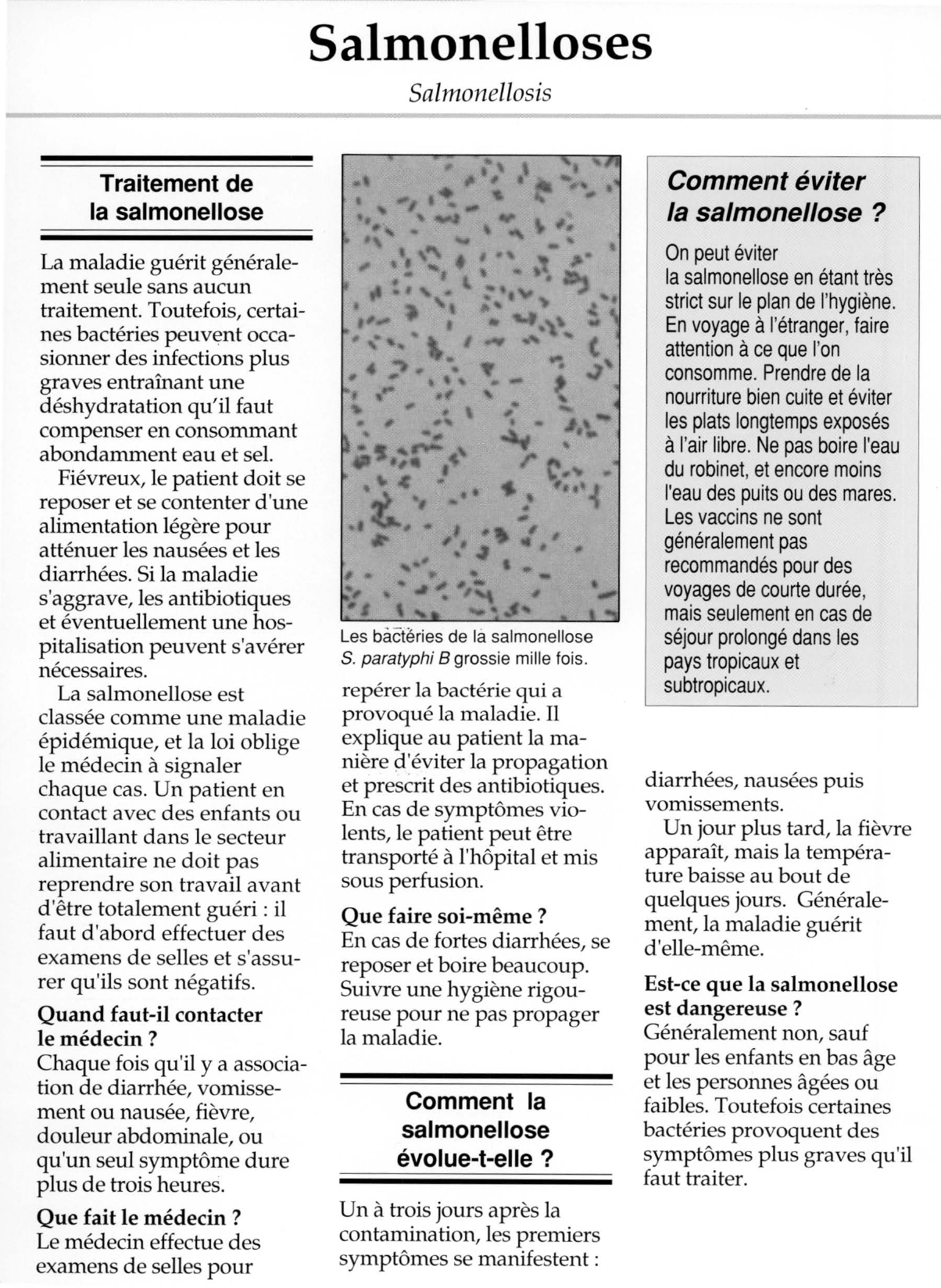 Prévisualisation du document Salmonelloses.