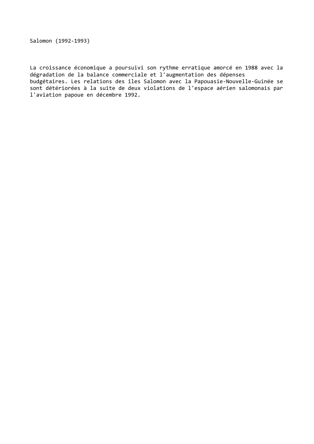 Prévisualisation du document Salomon (1992-1993)