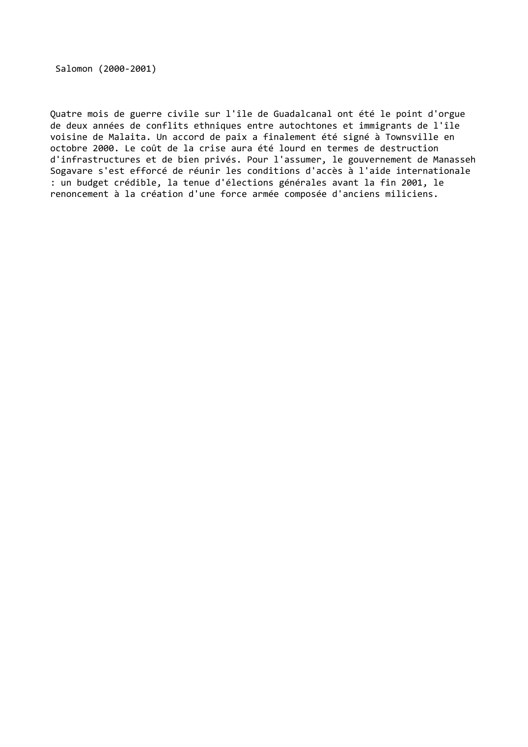 Prévisualisation du document Salomon (2000-2001)