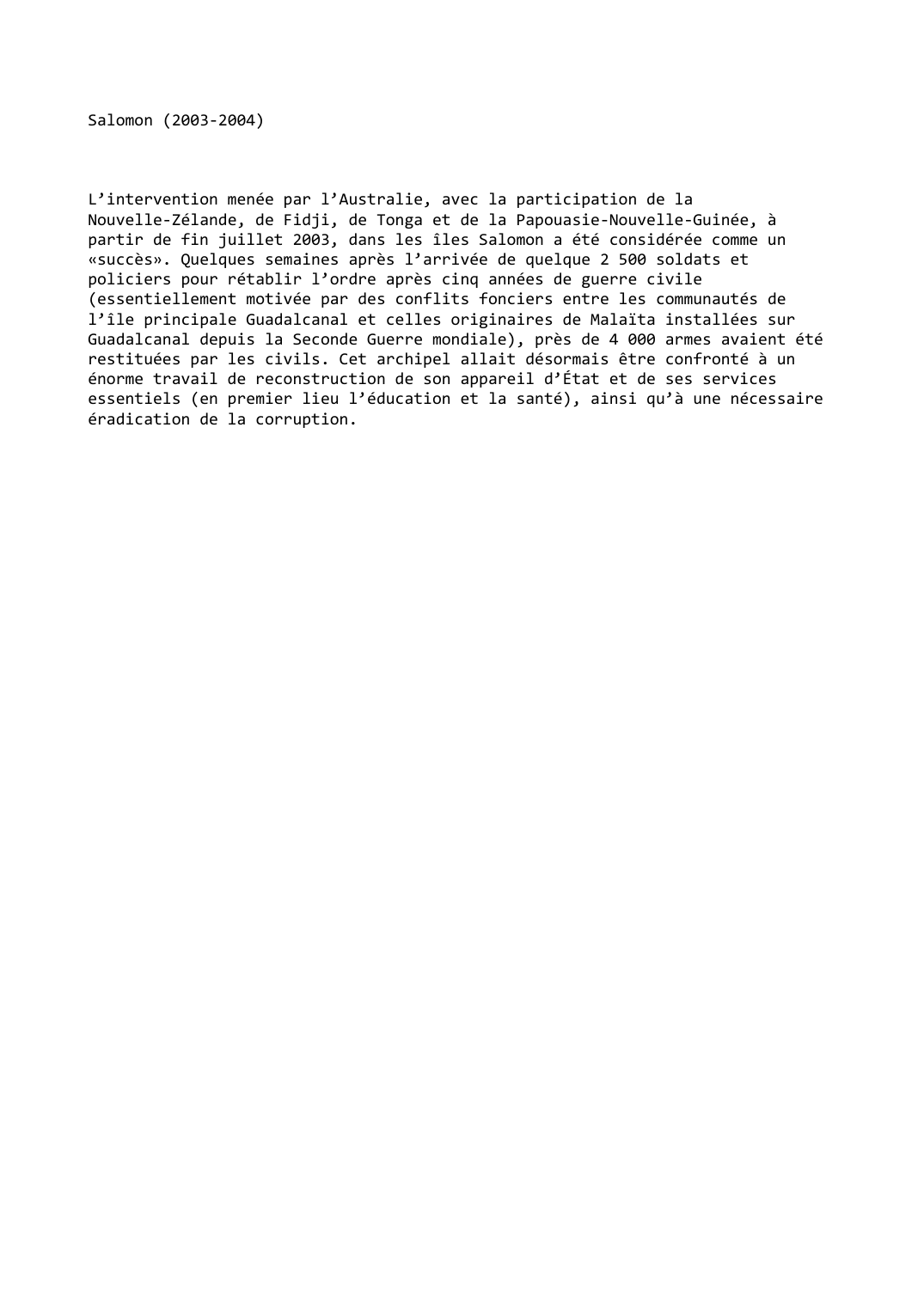 Prévisualisation du document Salomon (2003-2004)