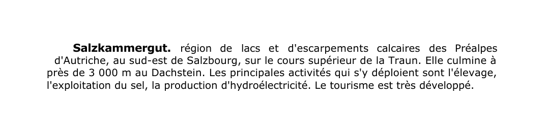Prévisualisation du document Salzkammergut.