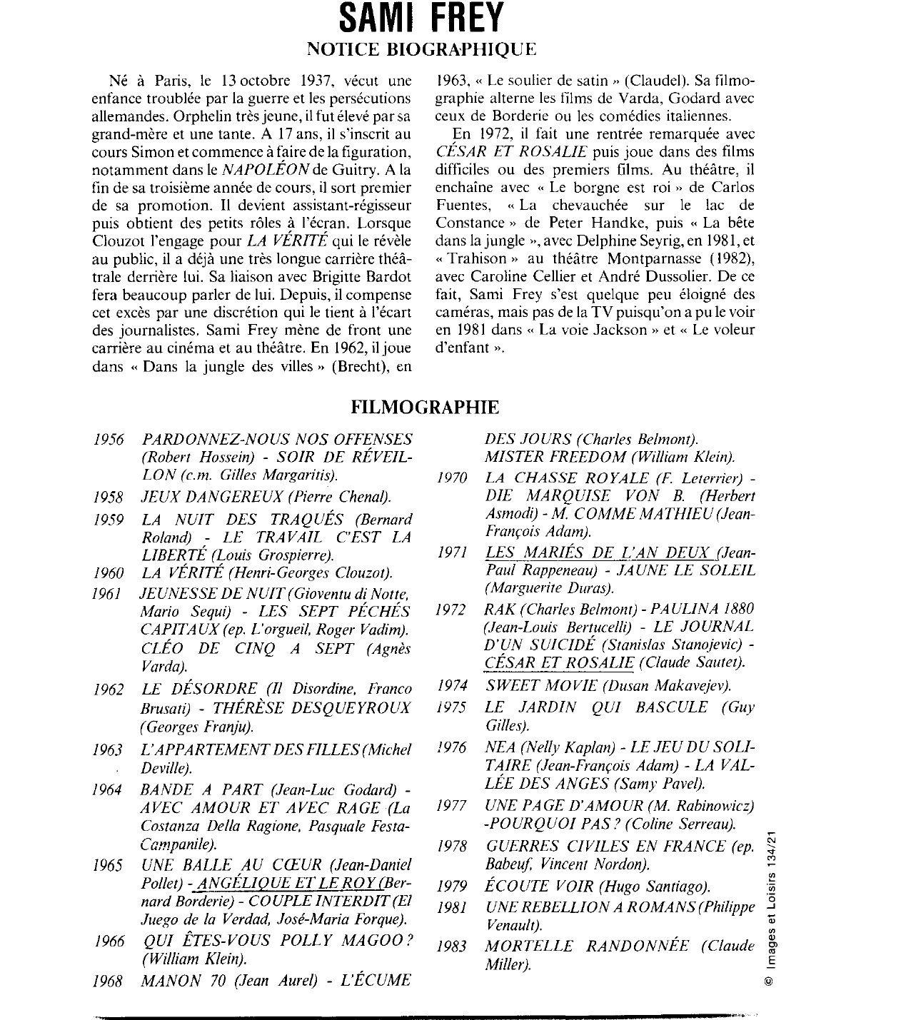 Prévisualisation du document SAMI FREY