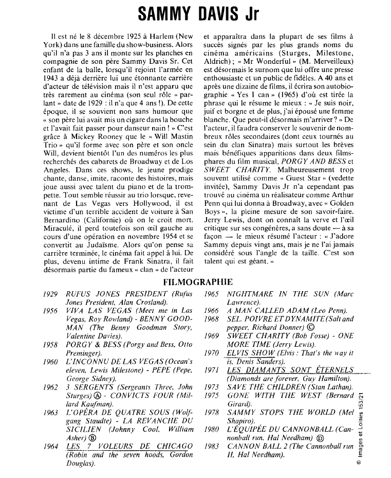 Prévisualisation du document SAMMY DAVIS Jr