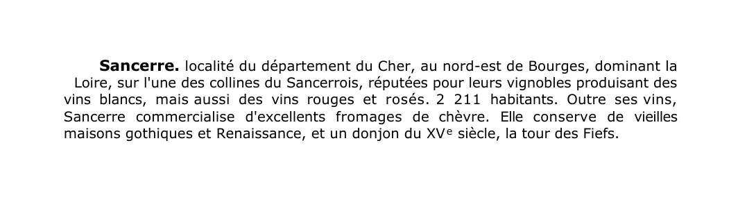 Prévisualisation du document Sancerre.