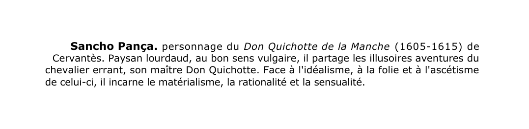 Prévisualisation du document Sancho Pança.
