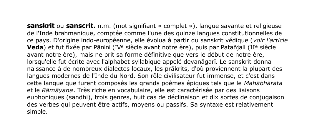 Prévisualisation du document sanskrit ou sanscrit.