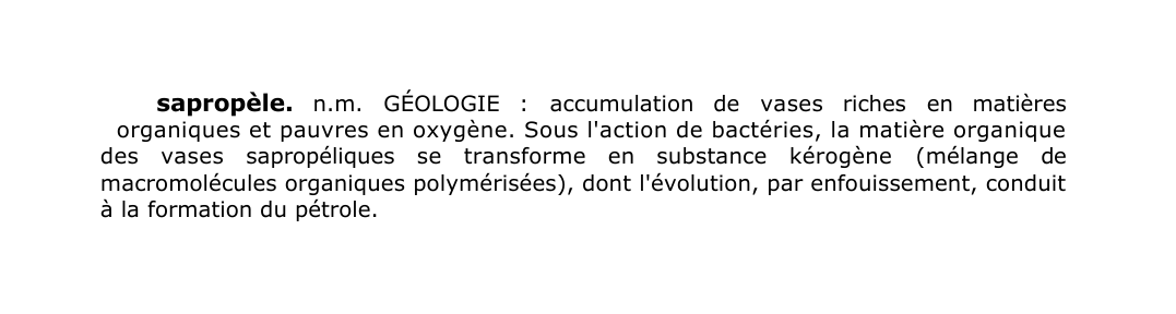 Prévisualisation du document sapropèle.