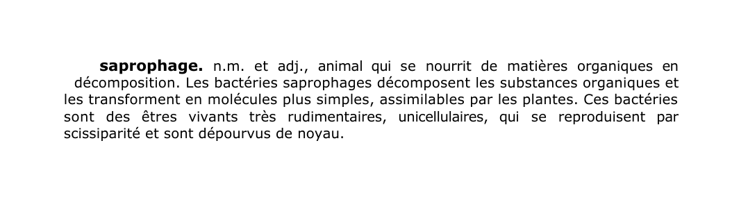 Prévisualisation du document saprophage.