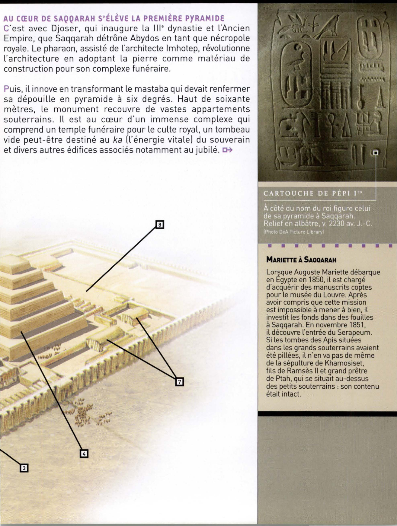 Prévisualisation du document SAQQARAH : La plus grande nécropole d'Égypte