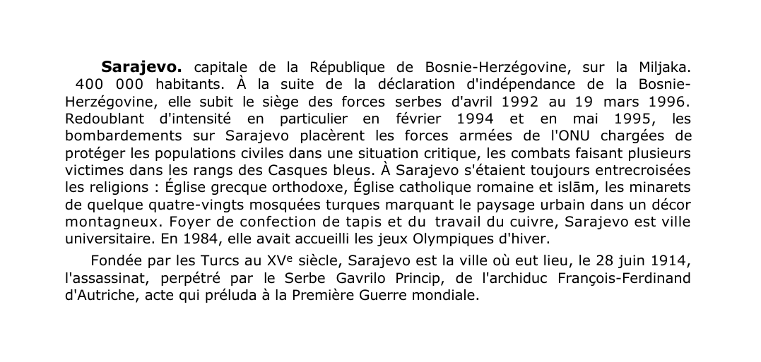 Prévisualisation du document Sarajevo.