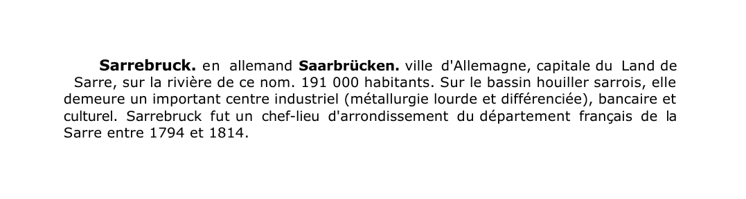 Prévisualisation du document Sarrebruck.