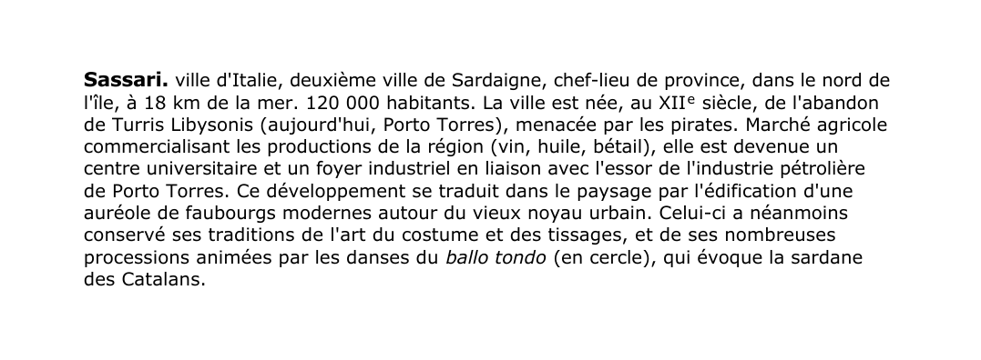 Prévisualisation du document Sassari.