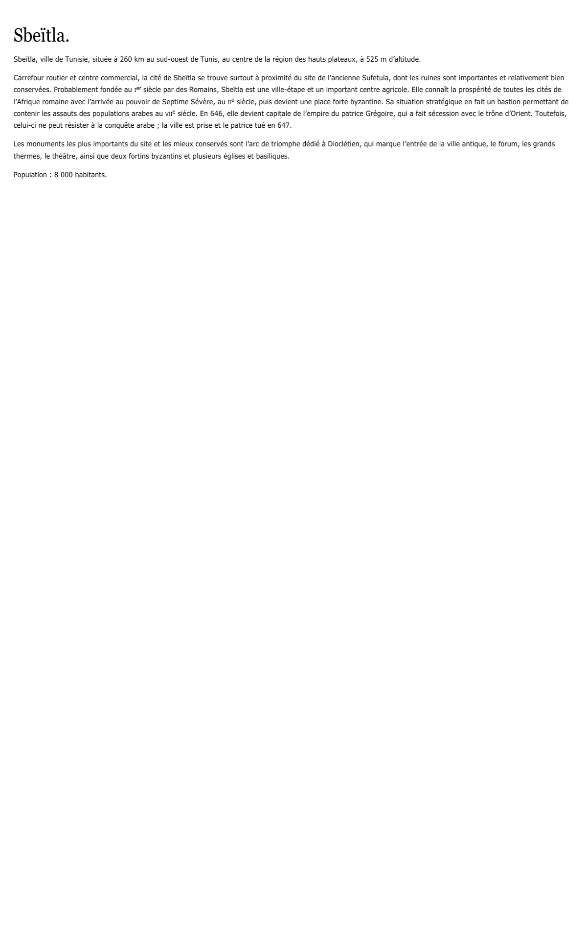 Prévisualisation du document Sbeïtla.