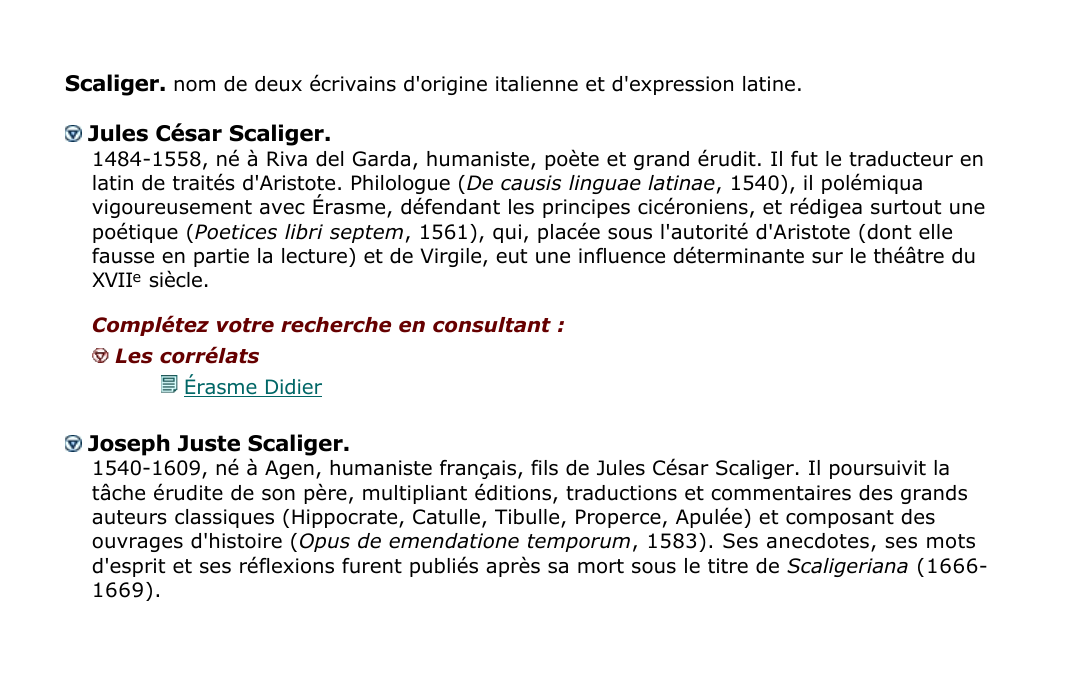 Prévisualisation du document Scaliger.