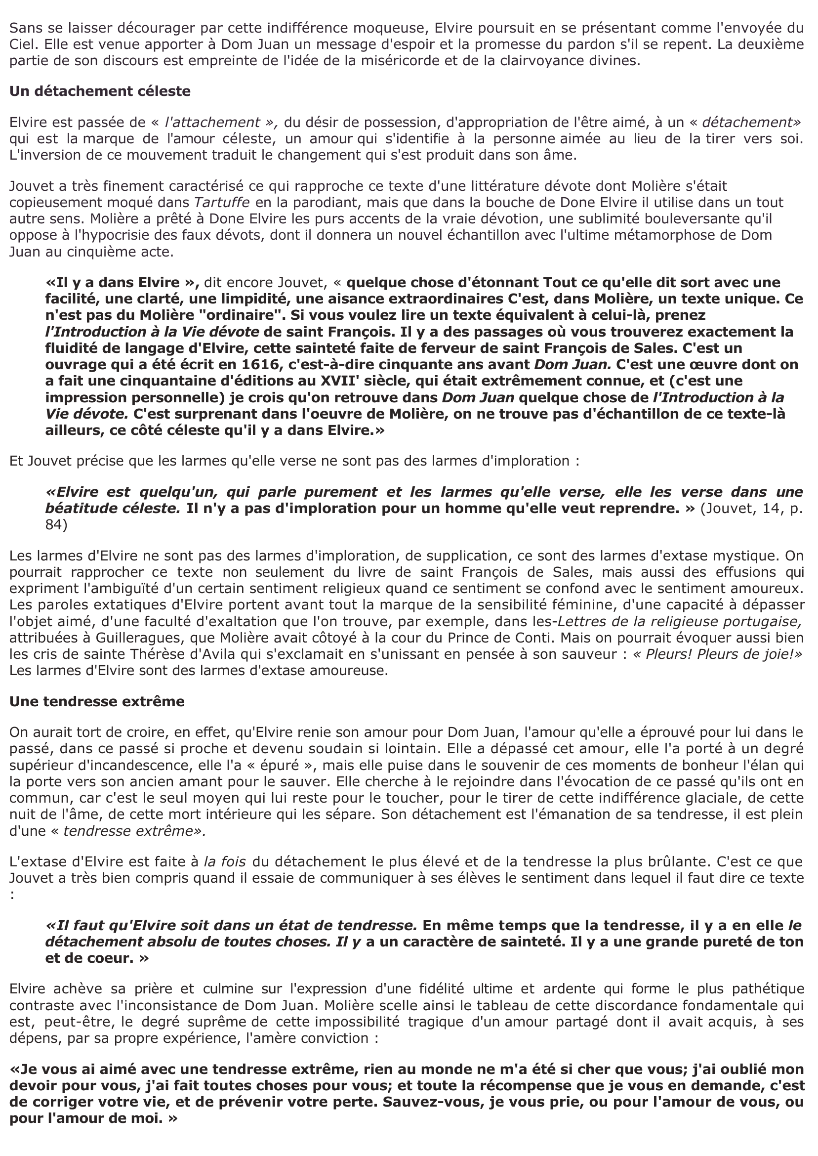 Prévisualisation du document SCÈNE 6 de l'Acte IV du DOM JUAN DE MOLIÈRE