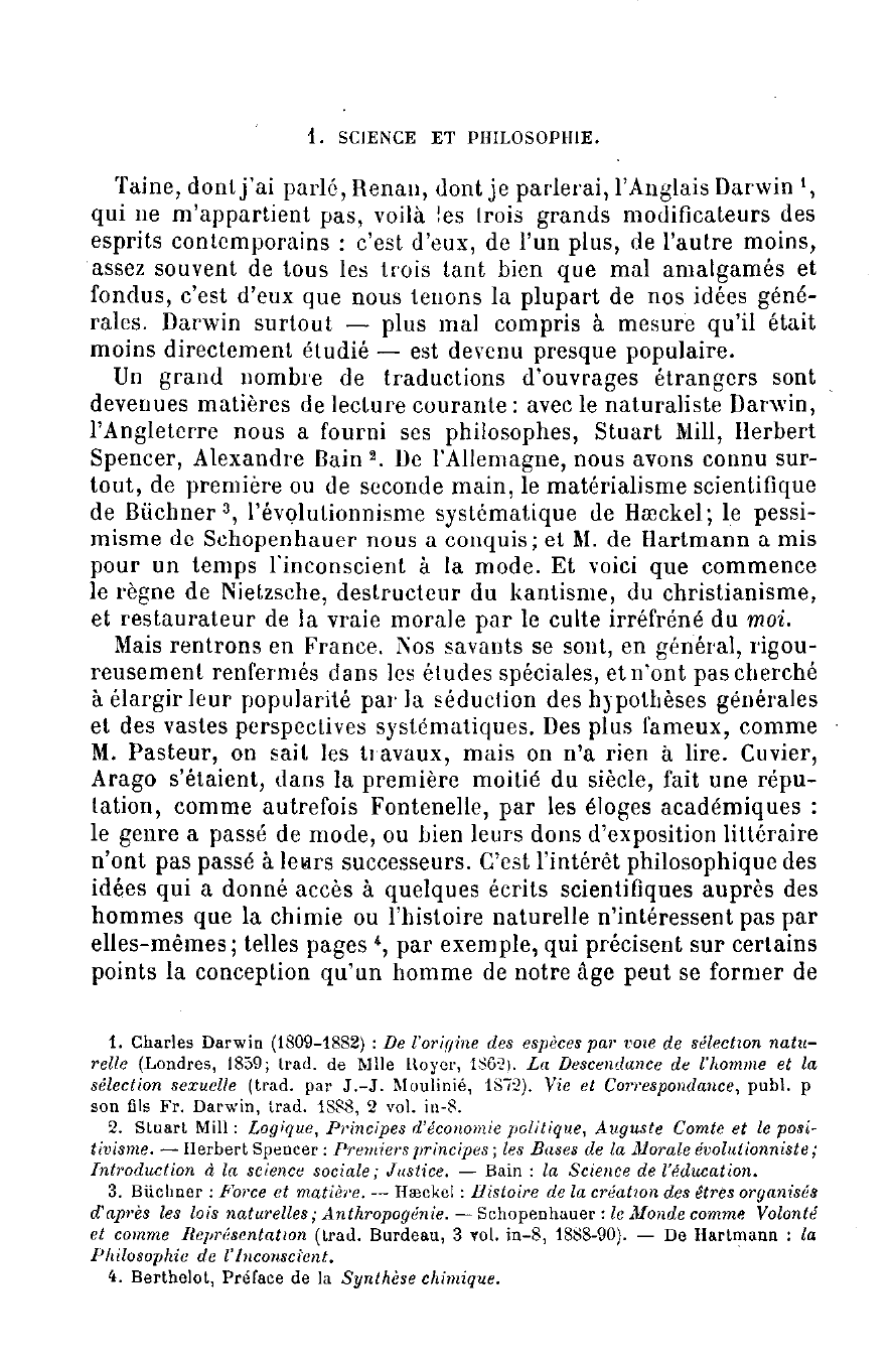 Prévisualisation du document SCIENCE, HISTOIRE, MÉMOIRES AU XIXe Siècle