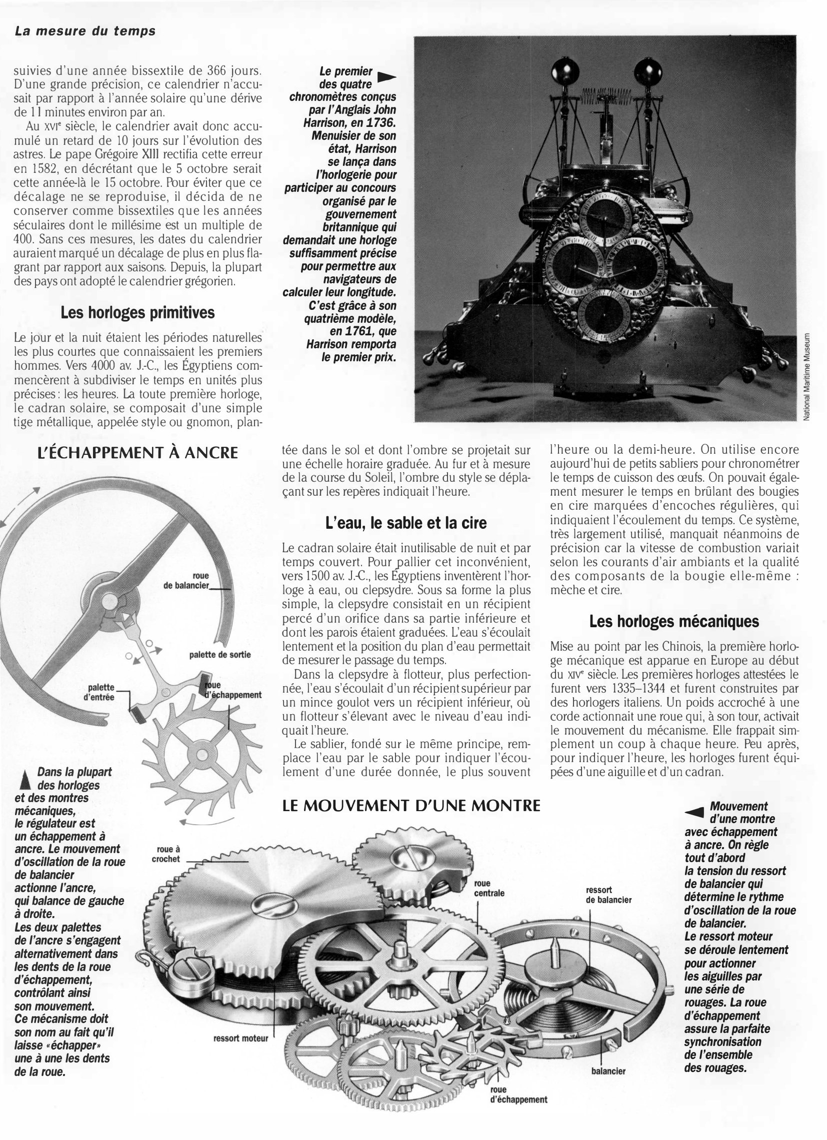 Prévisualisation du document Sciences et Techniques  LA MESURE DU TEMPS