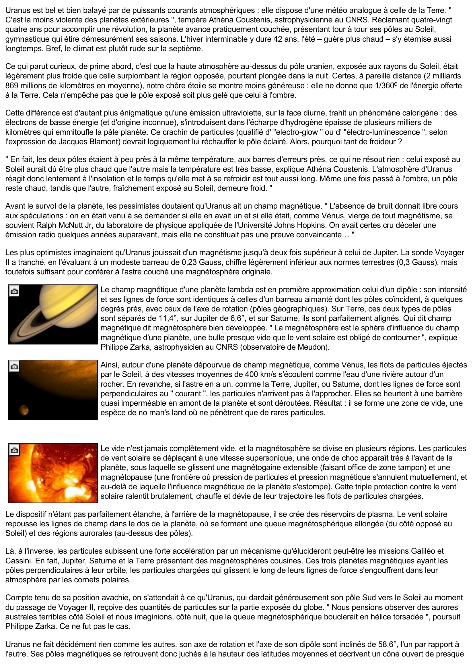 Prévisualisation du document Sciences & Techniques: Uranus