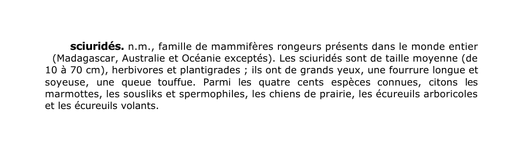 Prévisualisation du document sciuridés.