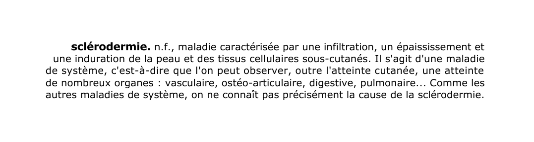 Prévisualisation du document sclérodermie.