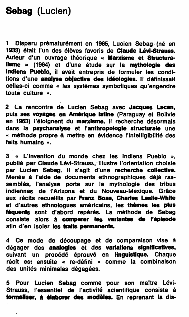 Prévisualisation du document Sebag (Lucien)