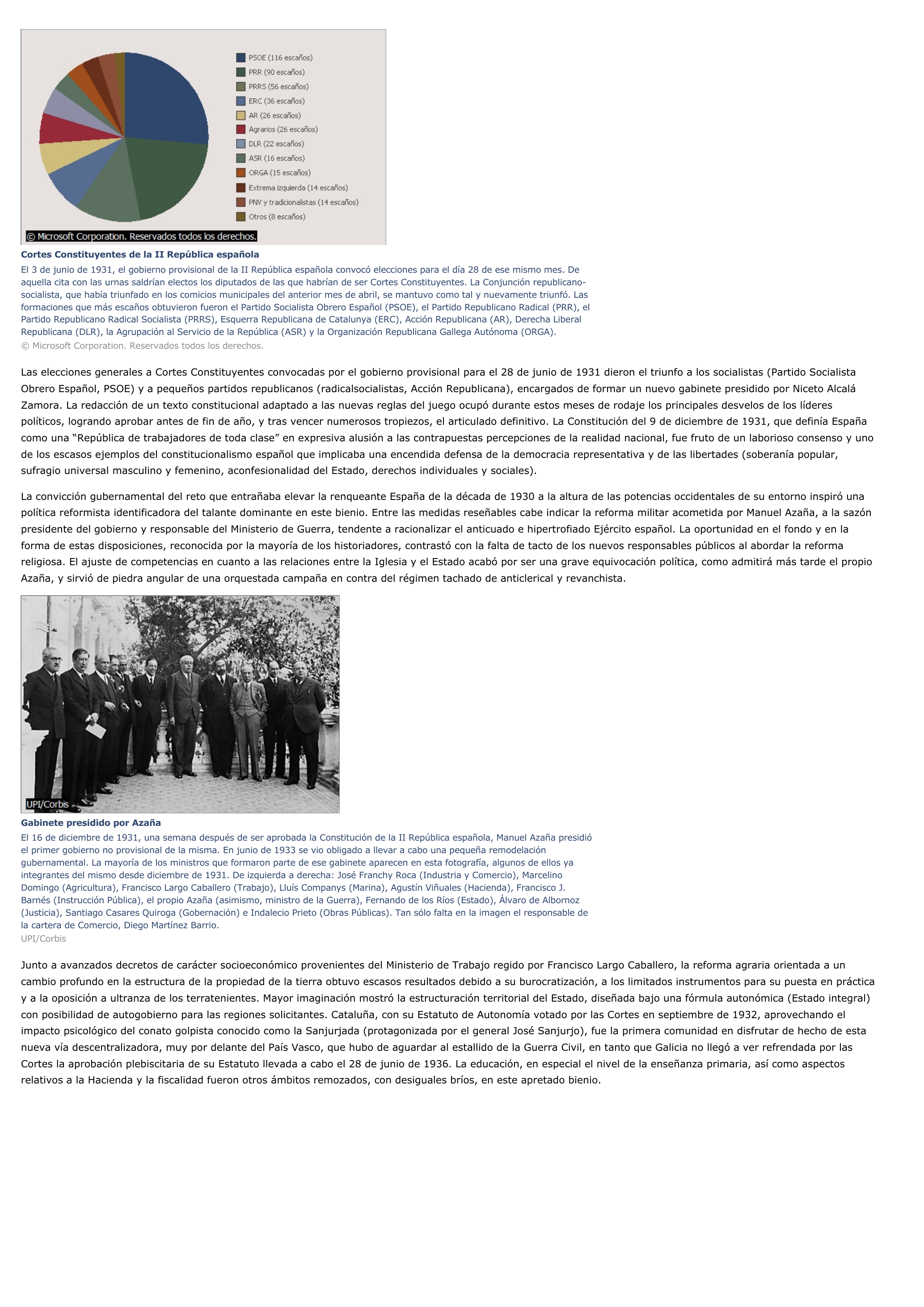 Prévisualisation du document Segunda República española - historia.