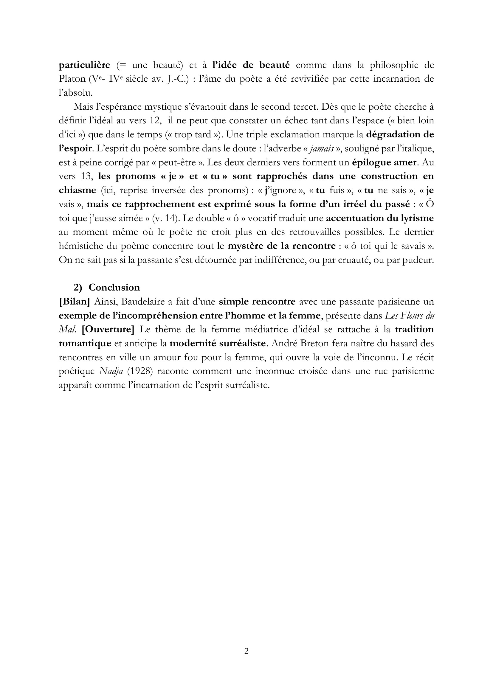 Prévisualisation du document SÉQUENCE N°1 : LES FLEURS DU MAL 
XI Troisième explication