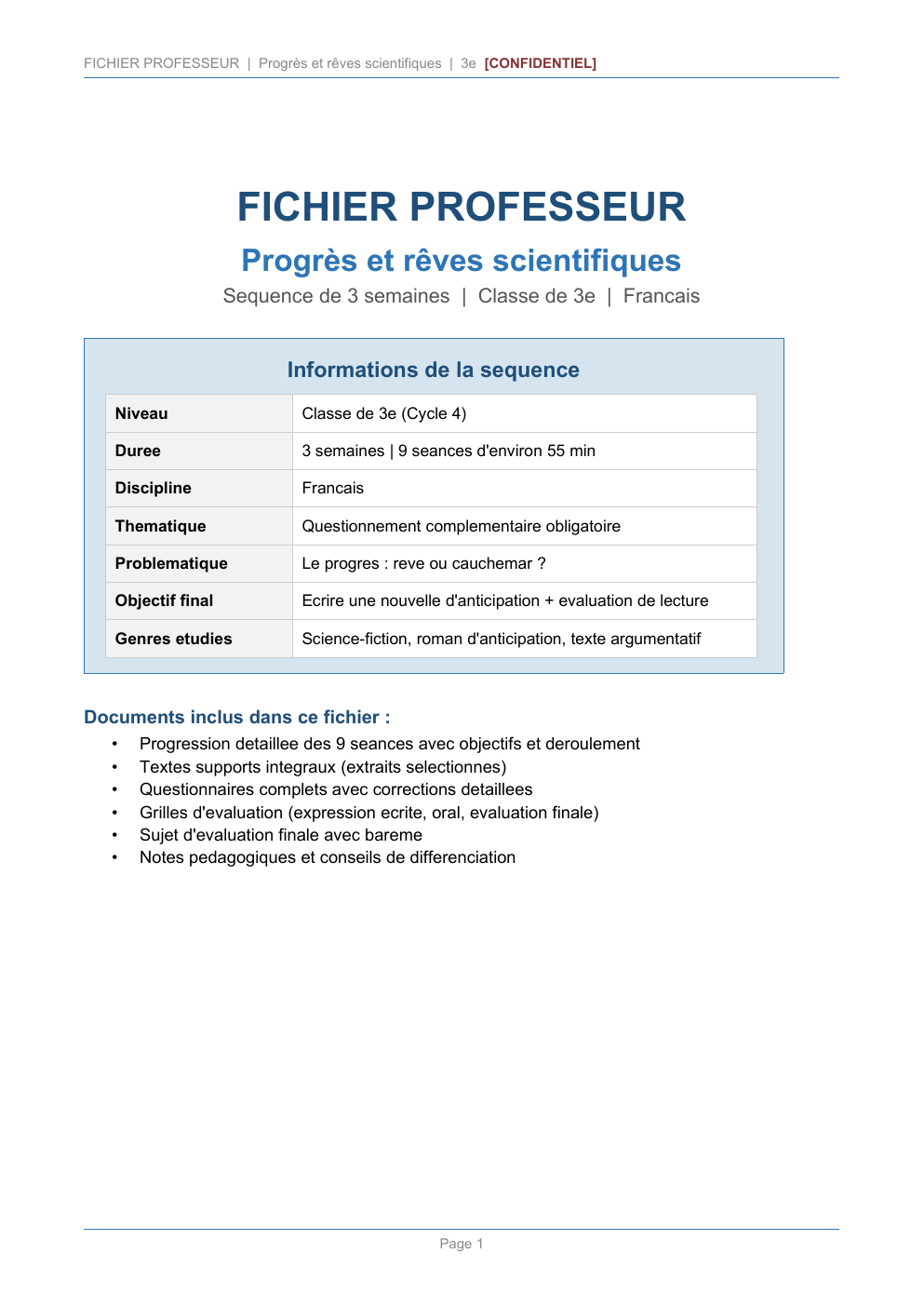 Prévisualisation du document séquence progrès et rêve scientifique