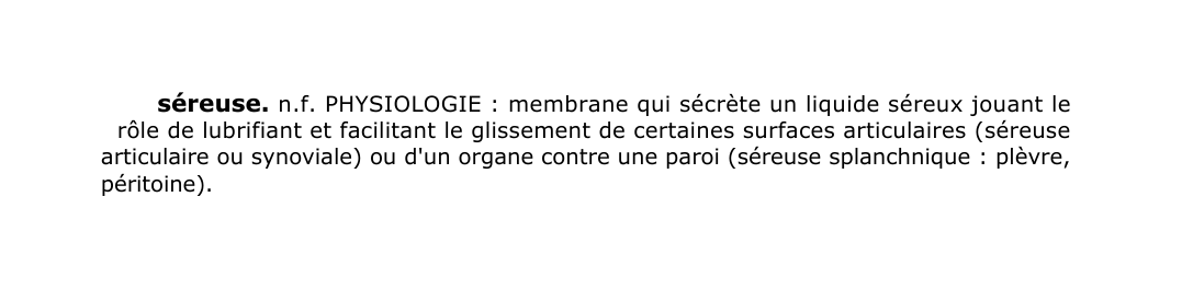 Prévisualisation du document séreuse.