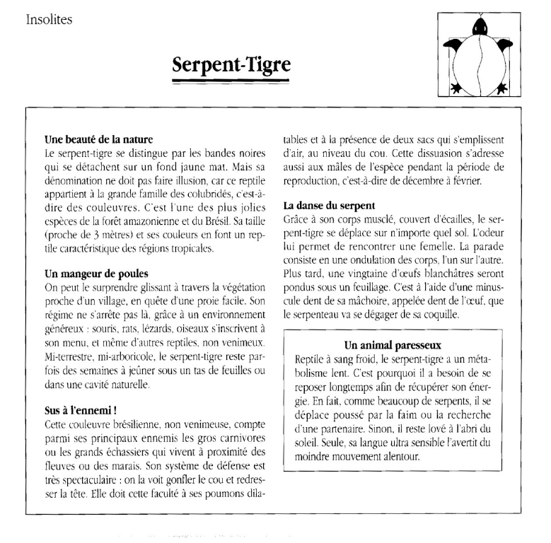 Prévisualisation du document Serpent-Tigre.
