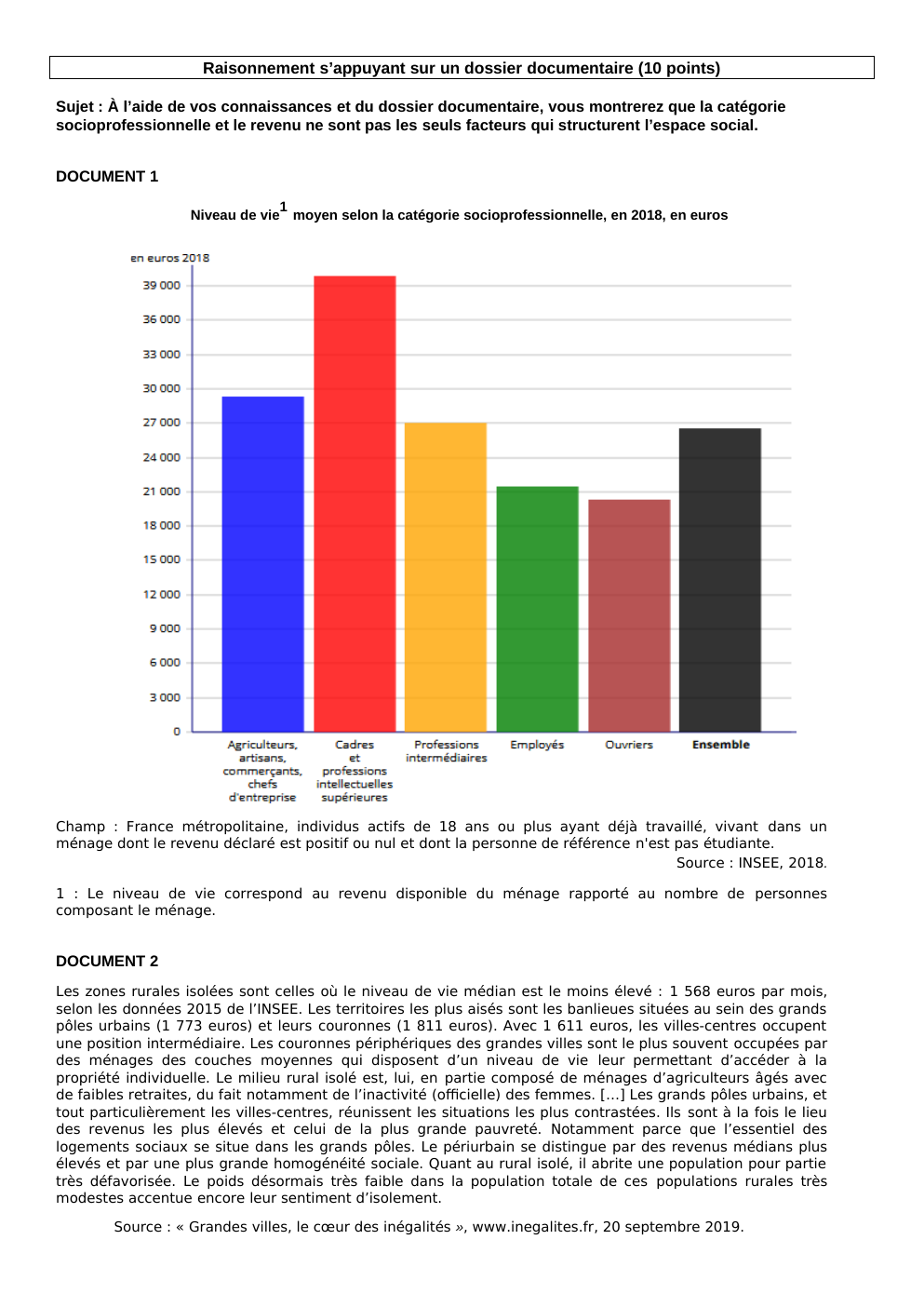 Prévisualisation du document SES - structure social facteurs de structuration