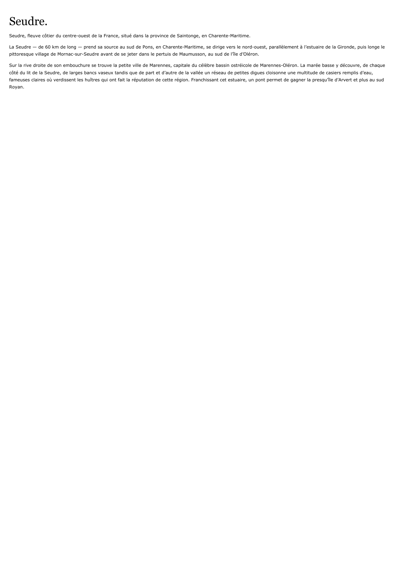 Prévisualisation du document Seudre.