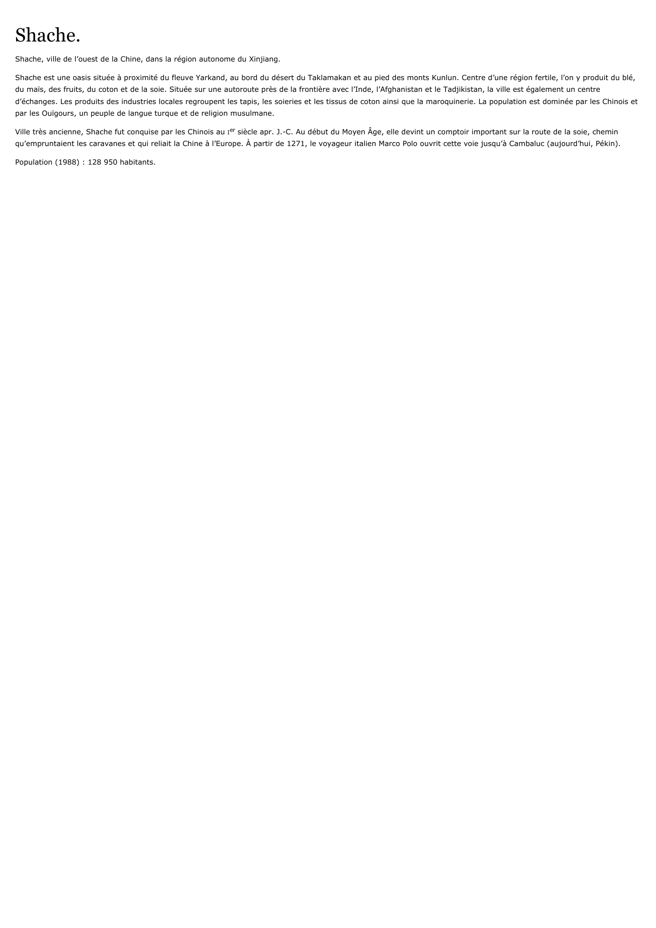 Prévisualisation du document Shache.