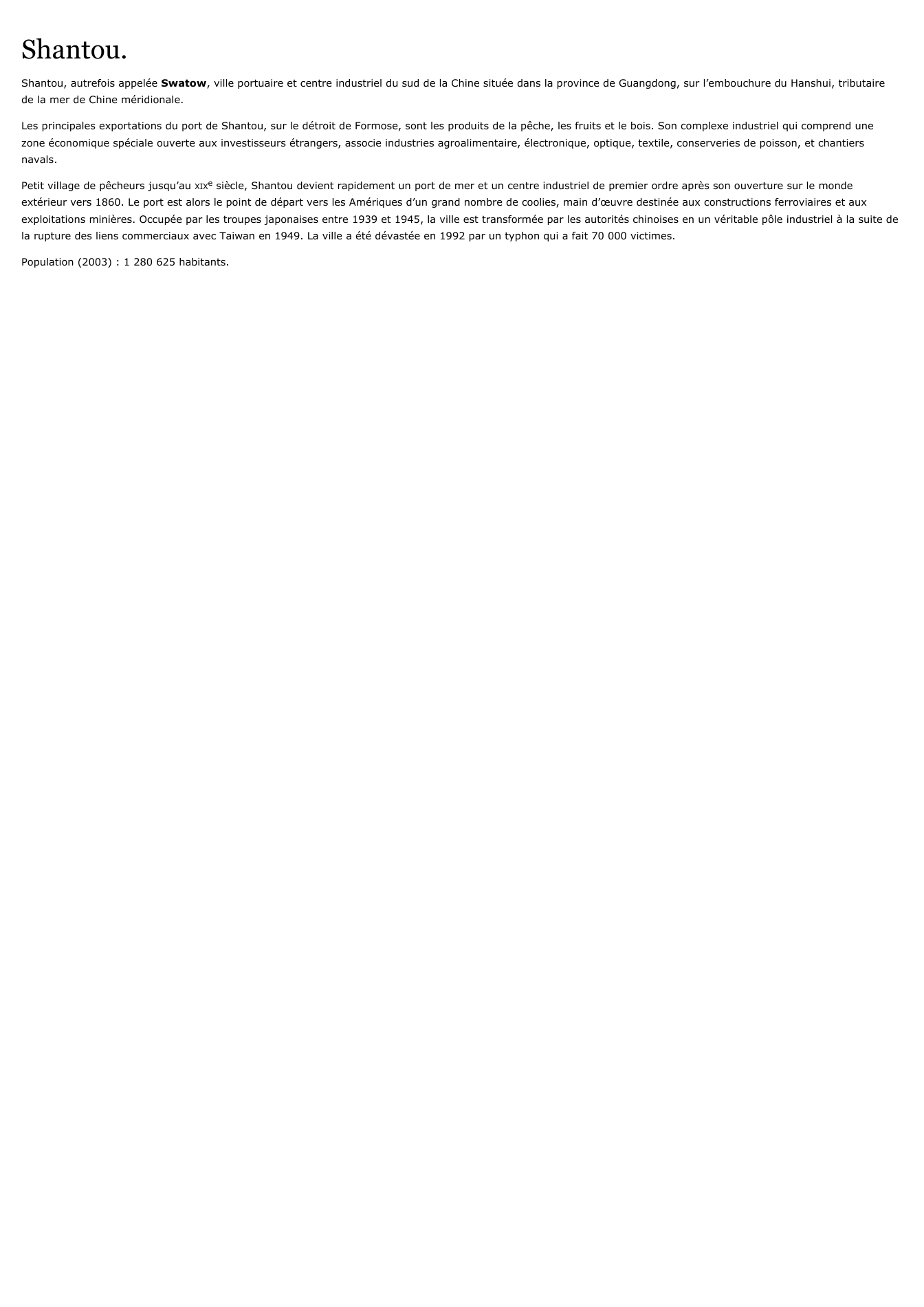 Prévisualisation du document Shantou.