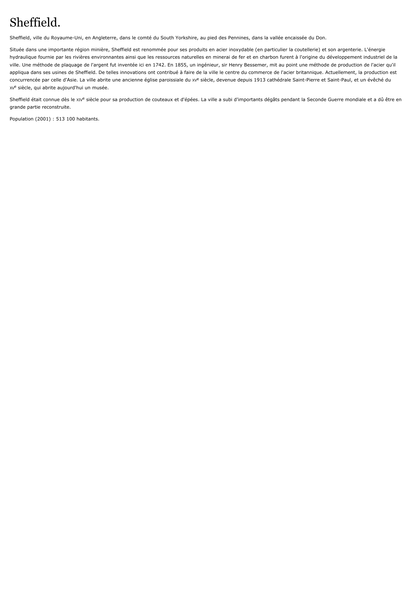 Prévisualisation du document Sheffield.