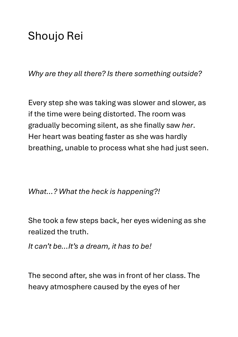 Prévisualisation du document Shoujo Rei but its toxic yuri