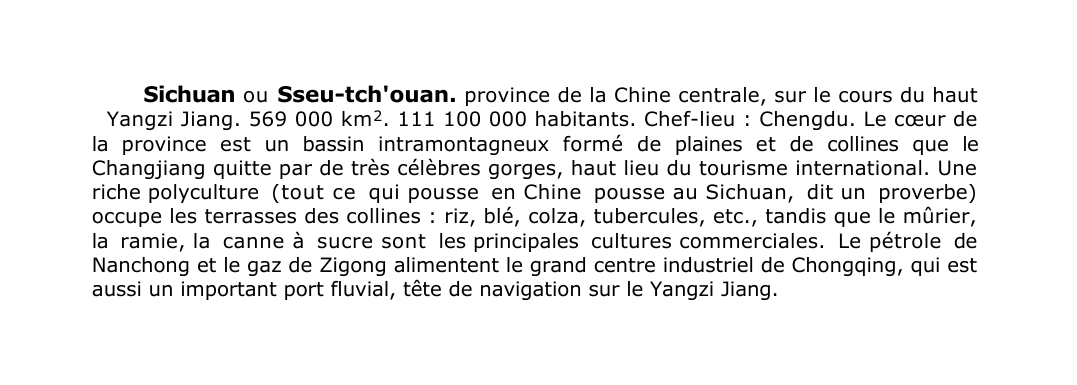 Prévisualisation du document Sichuan o u Sseu-tch'ouan.