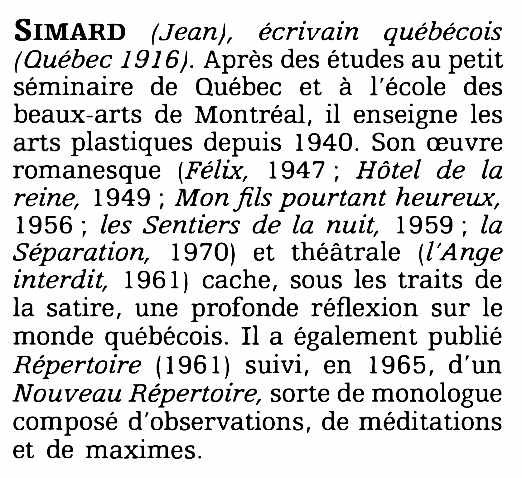 Prévisualisation du document SIMARD (Jean)