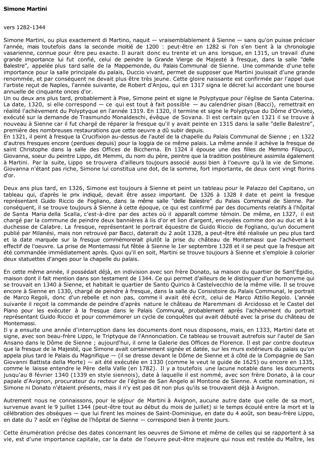 Prévisualisation du document Simone Martini