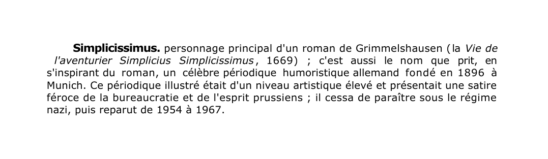 Prévisualisation du document Simplicissimus.