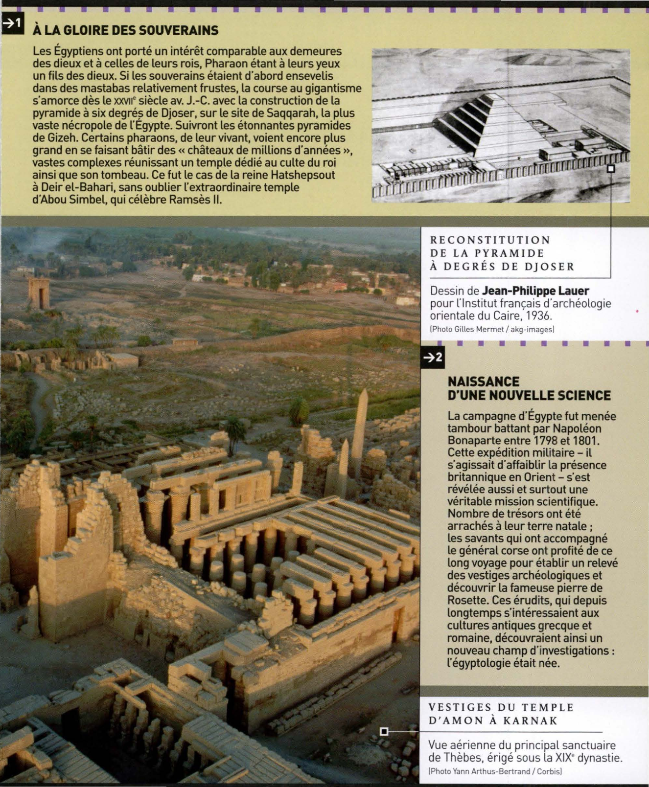 Prévisualisation du document SITES ET MONUMENTS EGYPTIENS